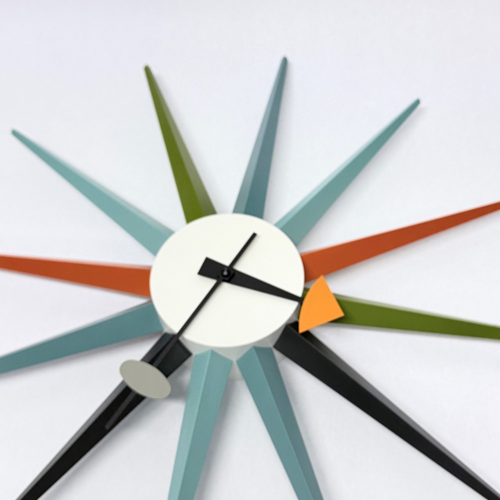 Authentic George Nelson Vitra Sunburst Clock Multi Color Mid Century Modern MCM⁠ - Picture 12 of 12